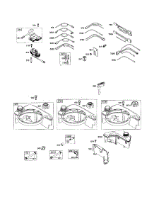 Tank-Fuel parts for Briggs & Stratton Lawn & Garden Engine 128600 (0100-0224) from AppliancePartsPros.com