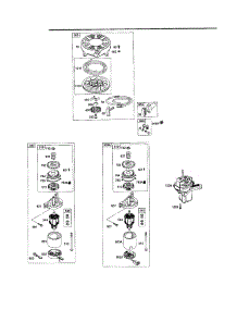Starter-Rewind parts for Briggs & Stratton Lawn & Garden Engine 128600 (0100-0224) from AppliancePartsPros.com