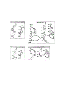 Gasket Sets parts for Briggs & Stratton Lawn & Garden Engine 128600 (0100-0224) from AppliancePartsPros.com