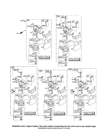 Carburetor Assembly parts for Briggs & Stratton Lawn & Garden Engine 128600 (0100-0264) from AppliancePartsPros.com
