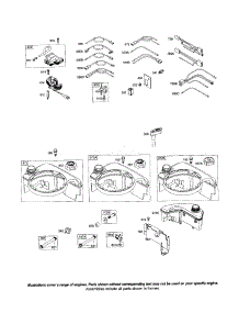 Fuel Tank parts for Briggs & Stratton Lawn & Garden Engine 128600 (0100-0264) from AppliancePartsPros.com
