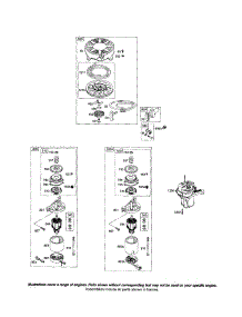 Starter-Rewind parts for Briggs & Stratton Lawn & Garden Engine 128600 (0100-0264) from AppliancePartsPros.com