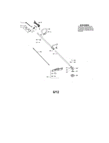 Drive Shaft / Handle / Shield parts for Husqvarna Gas Line Trimmer 128LD-LOWES from AppliancePartsPros.com