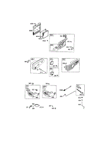 Muffler / Air Cleaner Base parts for Briggs & Stratton Lawn & Garden Engine 129H00 (0005-0185) from AppliancePartsPros.com
