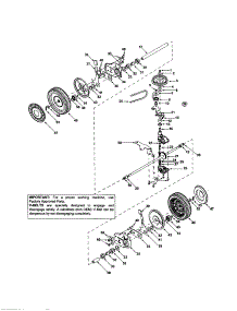 Wheels / Tires / Pulley parts for Mtd Gas Walk-Behind Mower 12A-449T401 from AppliancePartsPros.com