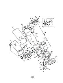 Self Starter Rear-Discharge Mower parts for Mtd Gas Walk-Behind Mower 12A-449T401 from AppliancePartsPros.com