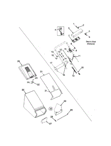 Handle / Catcher parts for Mtd Gas Walk-Behind Mower 12A-459S762 from AppliancePartsPros.com