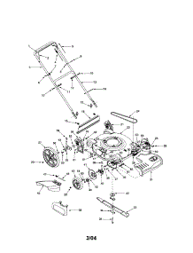 Self-Propelled Mower parts for Mtd Gas Walk-Behind Mower 12A-526L062 from AppliancePartsPros.com