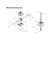 Bevel Gear / Housing / Output Shaft parts for Mtd Gas Walk-Behind Mower 12A-529N062 from AppliancePartsPros.com