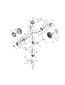 Wheels / Output Shaft parts for Mtd Gas Walk-Behind Mower 12A-568Q401 from AppliancePartsPros.com