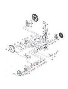 Wheels / Deflector Chute parts for Yard-Man Gas Walk-Behind Mower 12A-569Q701 from AppliancePartsPros.com