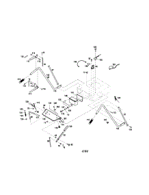 Handlebar / Console parts for Troy-Bilt Gas Walk-Behind Mower 12A-753B063 from AppliancePartsPros.com