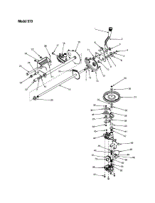 Rear Axle / Housing / Shaft parts for Mtd Gas Walk-Behind Mower 12A-979L062 from AppliancePartsPros.com