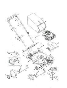 Lawn Mower parts for Mtd Gas Walk-Behind Mower 12A-B28S799 from AppliancePartsPros.com