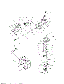 Transmission / Bag parts for Cub Cadet Gas Walk-Behind Mower 12A997A100 from AppliancePartsPros.com