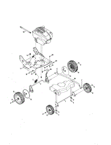 Engine / Axles / Wheels parts for Mtd Gas Walk-Behind Mower 12ABW35T799 from AppliancePartsPros.com
