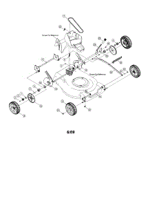 Wheels parts for Mtd Gas Walk-Behind Mower 12AC829C755 from AppliancePartsPros.com