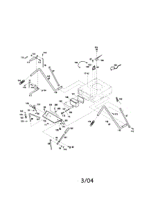 Handlebar And Console parts for Troy-Bilt Gas Walk-Behind Mower 12AE753B063 from AppliancePartsPros.com