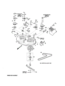 Mower Deck Assembly parts for Troy-Bilt Gas Walk-Behind Mower 12AE753B063 from AppliancePartsPros.com
