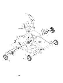 Wheel Assembly parts for Troy-Bilt Gas Walk-Behind Mower 12AG836E711 from AppliancePartsPros.com