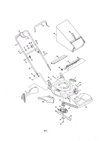 Handle / Grass Bag parts for Mtd Gas Walk-Behind Mower 12AV566P004 from AppliancePartsPros.com
