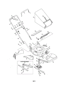 Handle / Grassbag parts for Mtd Gas Walk-Behind Mower 12AV569R004 from AppliancePartsPros.com