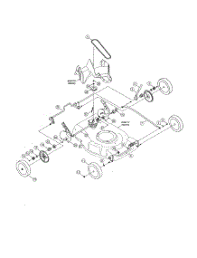 Wheels / Drive parts for Mtd Gas Walk-Behind Mower 12AV839Q795 from AppliancePartsPros.com