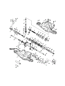 Peerless Transaxle: 915-027 parts for Troy-Bilt Gas Walk-Behind Mower 12B-753B063 from AppliancePartsPros.com