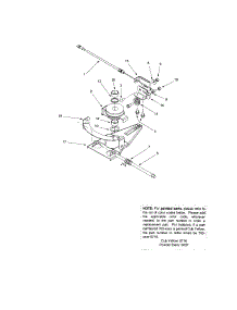 Multi-Speed Pulley Assembly parts for Cub Cadet Gas Walk-Behind Mower 12B-999I100 from AppliancePartsPros.com