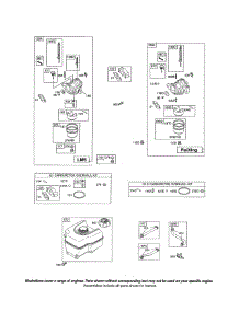 Carburetor / Fuel Tank parts for Briggs & Stratton Lawn & Garden Engine 12C100 (0007-0251) from AppliancePartsPros.com