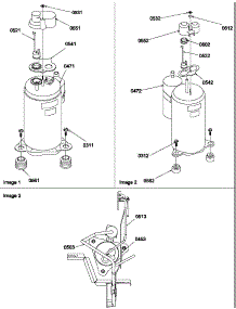 Compressor & Tubing parts for Amana Room Air Conditioner 12C2MY-P1203104R from AppliancePartsPros.com