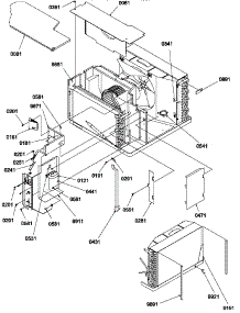 Chassis (14C2my / P1203201r) parts for Amana Room Air Conditioner 12C2MY-P1203104R from AppliancePartsPros.com