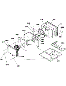 Chassis (14C2my / P1203201r) parts for Amana Room Air Conditioner 12C2MY-P1203104R from AppliancePartsPros.com