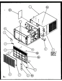 Exterior Parts parts for Amana Room Air Conditioner 12C3EV/P1118123R from AppliancePartsPros.com