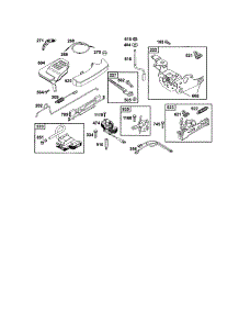 Governor Spring / Control Bracket parts for Briggs & Stratton Lawn & Garden Engine 12C800 TO 12C899 from AppliancePartsPros.com