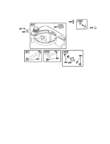 Fuel Tank And Line parts for Briggs & Stratton Lawn & Garden Engine 12C800 TO 12C899 from AppliancePartsPros.com