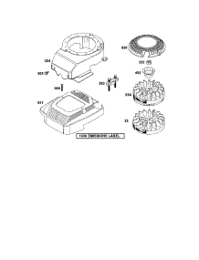 Blower-Housing parts for Briggs & Stratton Lawn & Garden Engine 12C800 TO 12C899 from AppliancePartsPros.com