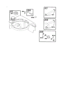 Line Fuel / Tank Fuel parts for Briggs & Stratton Lawn & Garden Engine 12E800 TO 12E899 from AppliancePartsPros.com