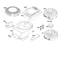 Blower-Housing / Flywheel parts for Briggs & Stratton Lawn & Garden Engine 12E800 TO 12E899 (0811,0812,0816) from AppliancePartsPros.com