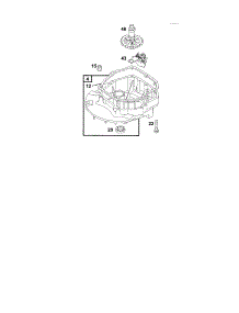 Engine Sump / Gear Cam parts for Briggs & Stratton Lawn & Garden Engine 12E800 TO 12E899 (0819,0831,0833) from AppliancePartsPros.com