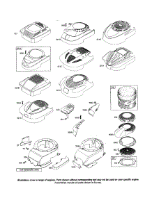 Rewind-Guard / Blower-Housing parts for Briggs & Stratton Lawn & Garden Engine 12F700 (0505 - 2791) from AppliancePartsPros.com