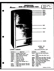 Models 12B parts for Amana Upright Freezer 12K from AppliancePartsPros.com
