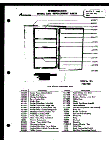 Model 18A parts for Amana Upright Freezer 12K from AppliancePartsPros.com