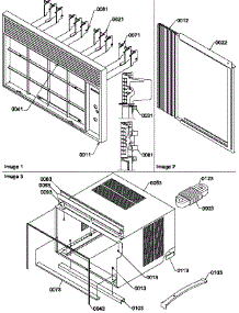 Front / Outer Case parts for Amana Room Air Conditioner 12QZ22RC-P1209803R from AppliancePartsPros.com