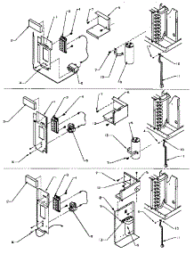 Control Panel & Electrical Parts parts for Amana Room Air Conditioner 12QZ22TA-P1180401R from AppliancePartsPros.com