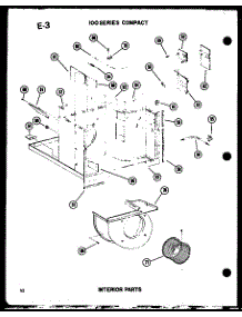 Interior Parts (109W-2N / P54975-24R) (109W-2W / P54975-80R) (109W-3N / P54975-21R) (109W-3W / P54975-81R) (109W-3Pe / P54975-20R) (109W-3Ew / P54975-82R) (109W-2Nh / P54975-25R) (109W-2Hw / P54975-83R) (113W-3N / P54975-22R) parts for Amana Room Air Conditioner 13-3MW/P54974-21R from AppliancePartsPros.com