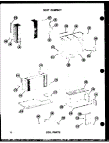 Coil Parts (7-2Mw / P54974-28R) (9-2Mw / P54974-22R) (11-2Mw / P54974-23R) (12-2Mw / P54974-24R) (13-3Mw / P54974-25R) parts for Amana Room Air Conditioner 13-3MW/P54974-25R from AppliancePartsPros.com