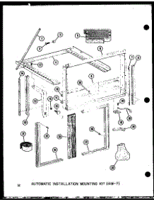 Automatic Installation Mounting Kit (Iam-7) (Es-7-2Mr / P54974-36R) (Es-9-2Mr / P54974-37R) (Es-11-2Mr / P54974-38R) (Es-12-2Mr / P54974-39R) (13-3Mw / P54974-40R) (Es-11-2Amr / P54974-41R) parts for Amana Room Air Conditioner 13-3MW/P54974-40R from AppliancePartsPros.com