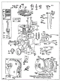 Engine parts for Briggs & Stratton Lawn & Garden Engine 130200 TO 130299 (0010-0075) from AppliancePartsPros.com