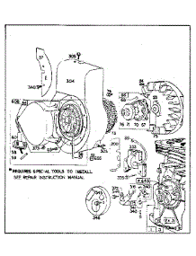 Flywheel Assembly parts for Briggs & Stratton Lawn & Garden Engine 130200 TO 130299 (0804-01-0804-01 from AppliancePartsPros.com